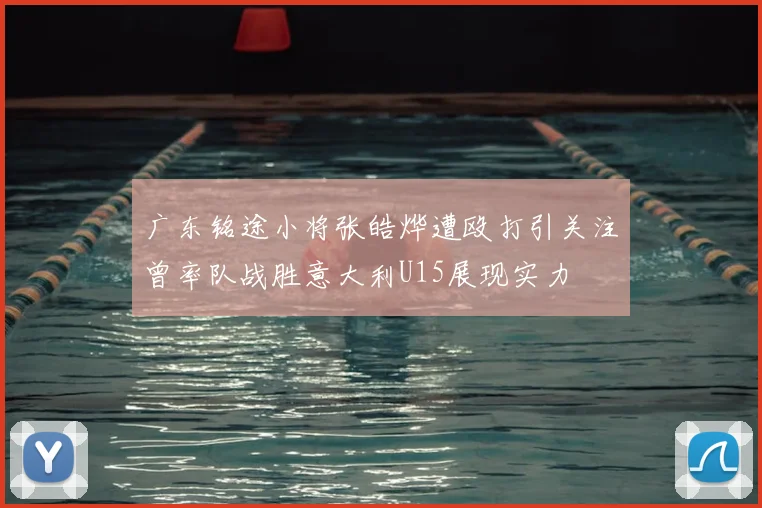 广东铭途小将张皓烨遭殴打引关注曾率队战胜意大利U15展现实力